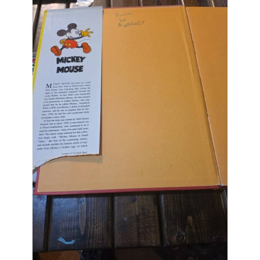 Walt Disney's Best Comics Mickey Mouse 1986 & Donald Duck 1987 Books